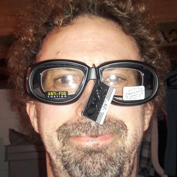 Z87 Motorcycle Glasses Clear Lens Fit Over Biker - Picture 2 of 13